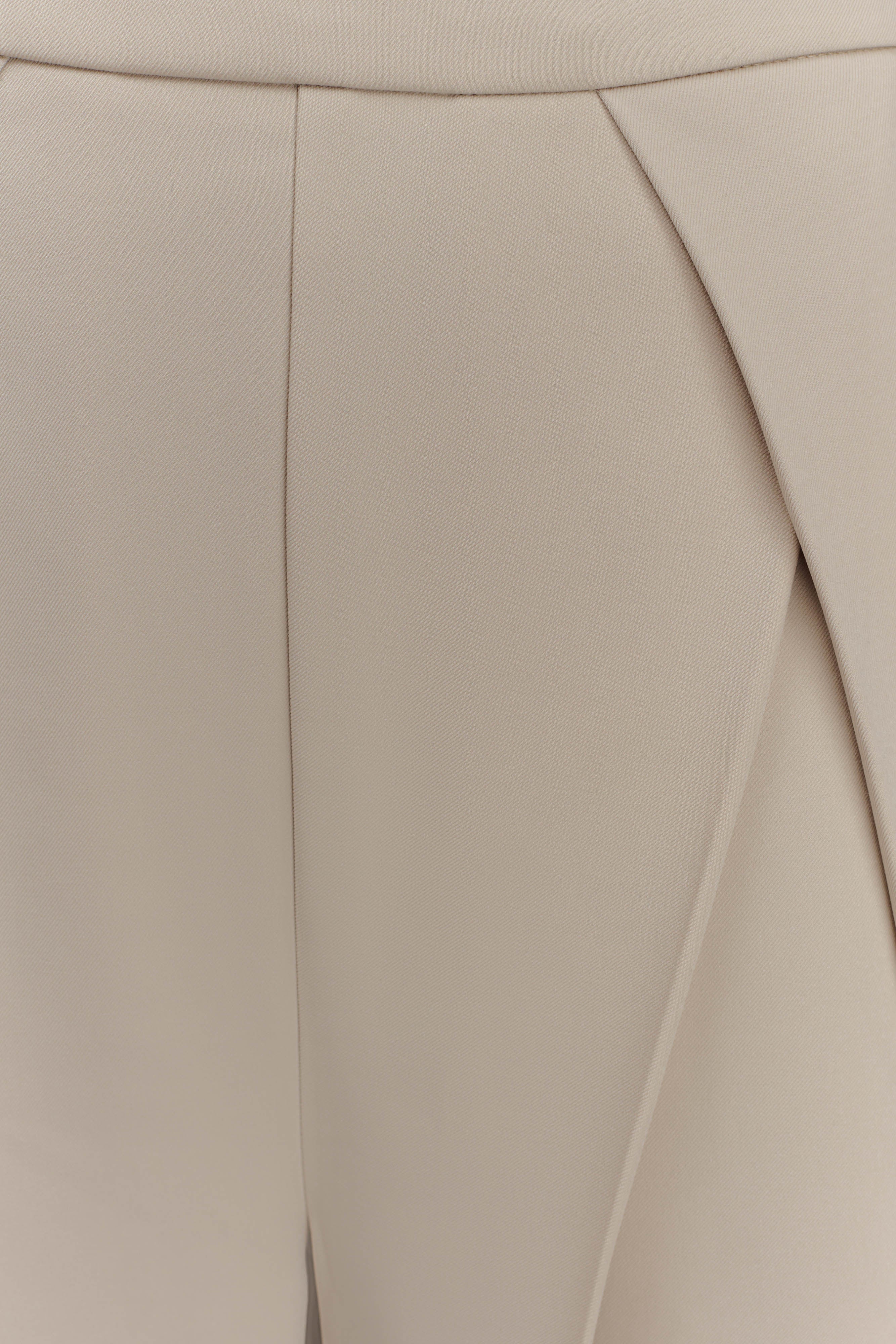 Katarina Wide Leg Suiting Pants - Sand