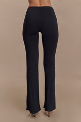 Preston Modal Straight Leg Pants - Black