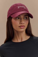 MESHKI Ball Cap - Burgundy