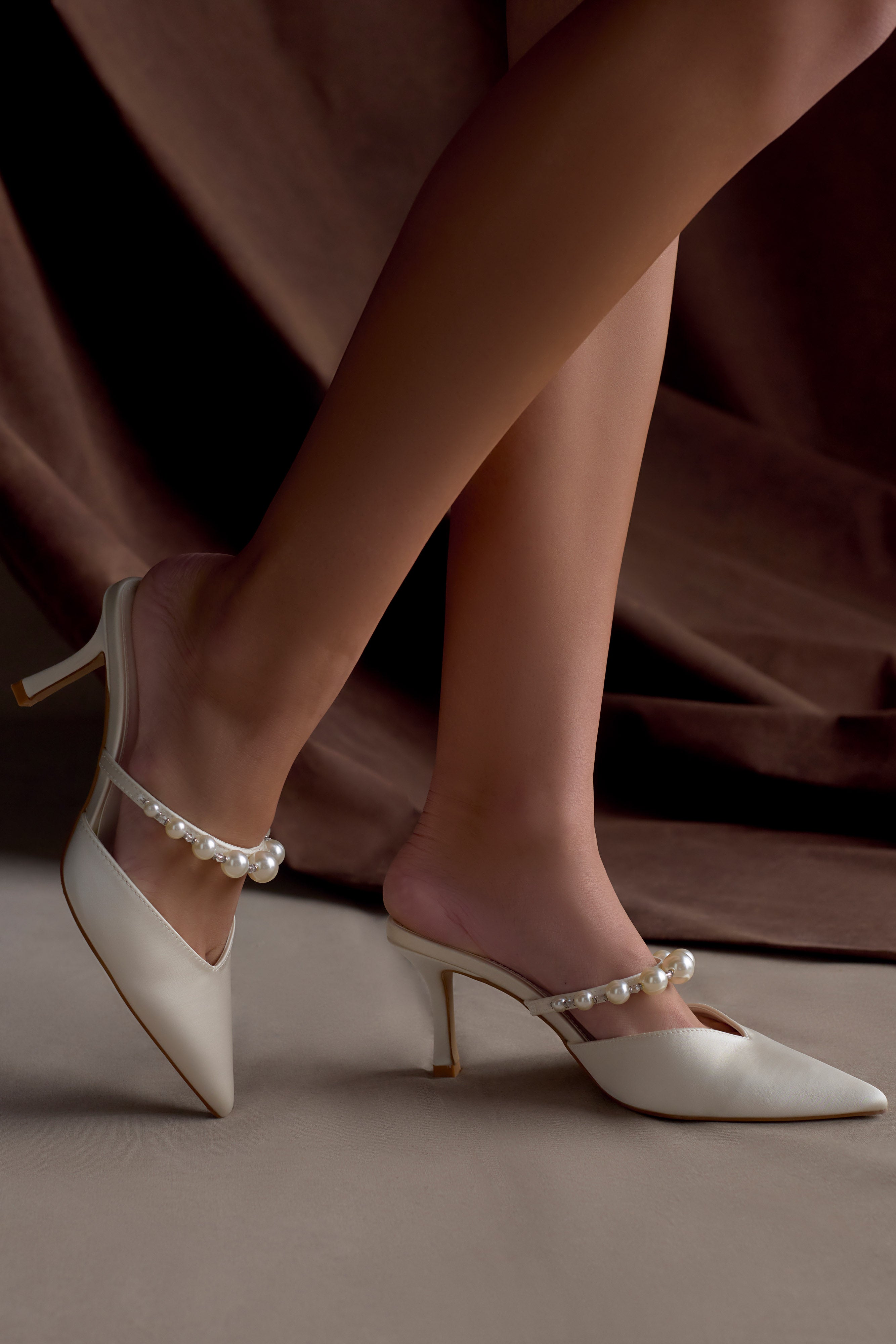 Karla Pearl Mule - Ivory