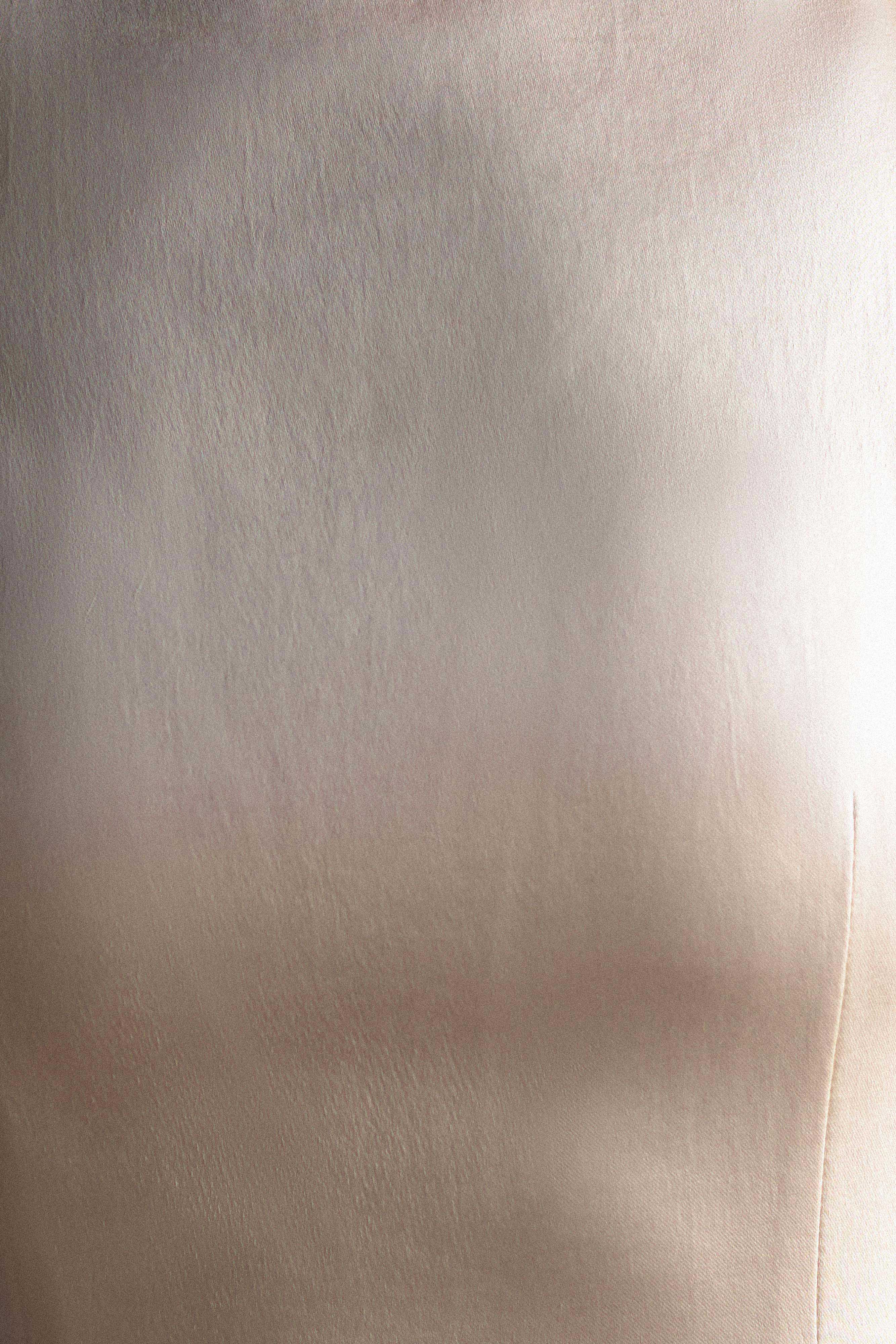 Violet Sleeveless Satin Maxi Dress - Champagne