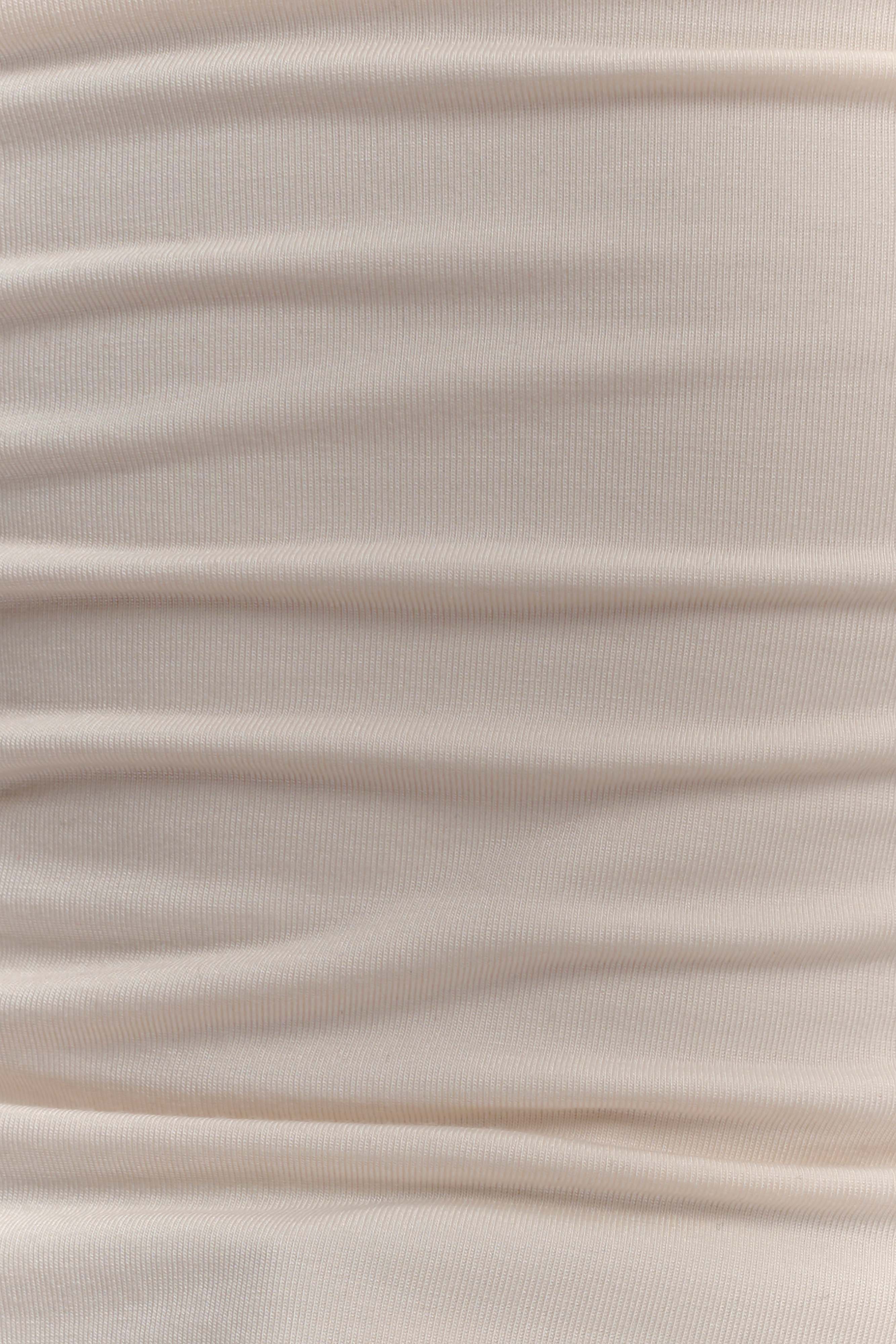 Ember Modal Long Sleeve High Neck Top - Ivory