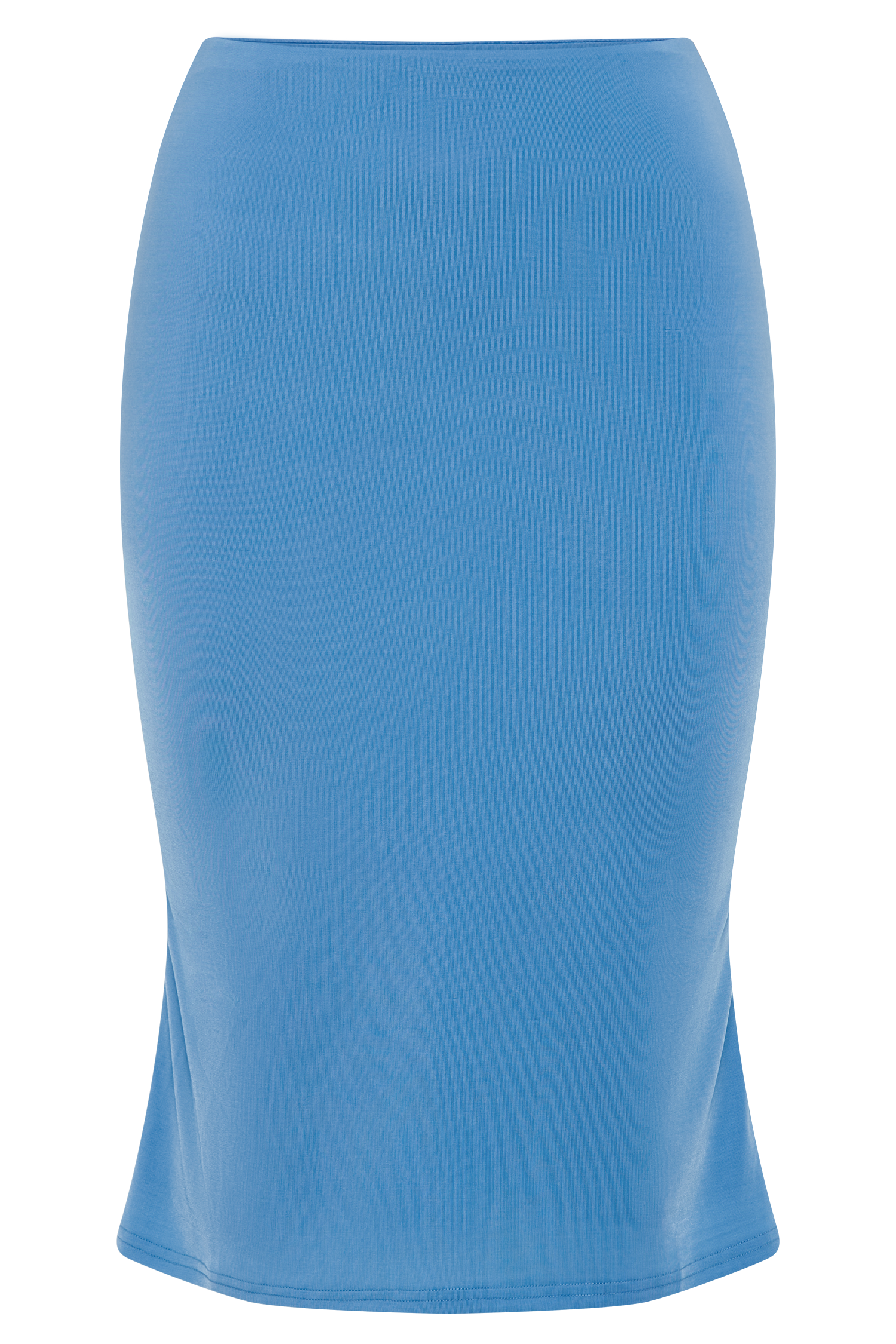 Mara Slinky Knee Length Skirt - Iris Blue