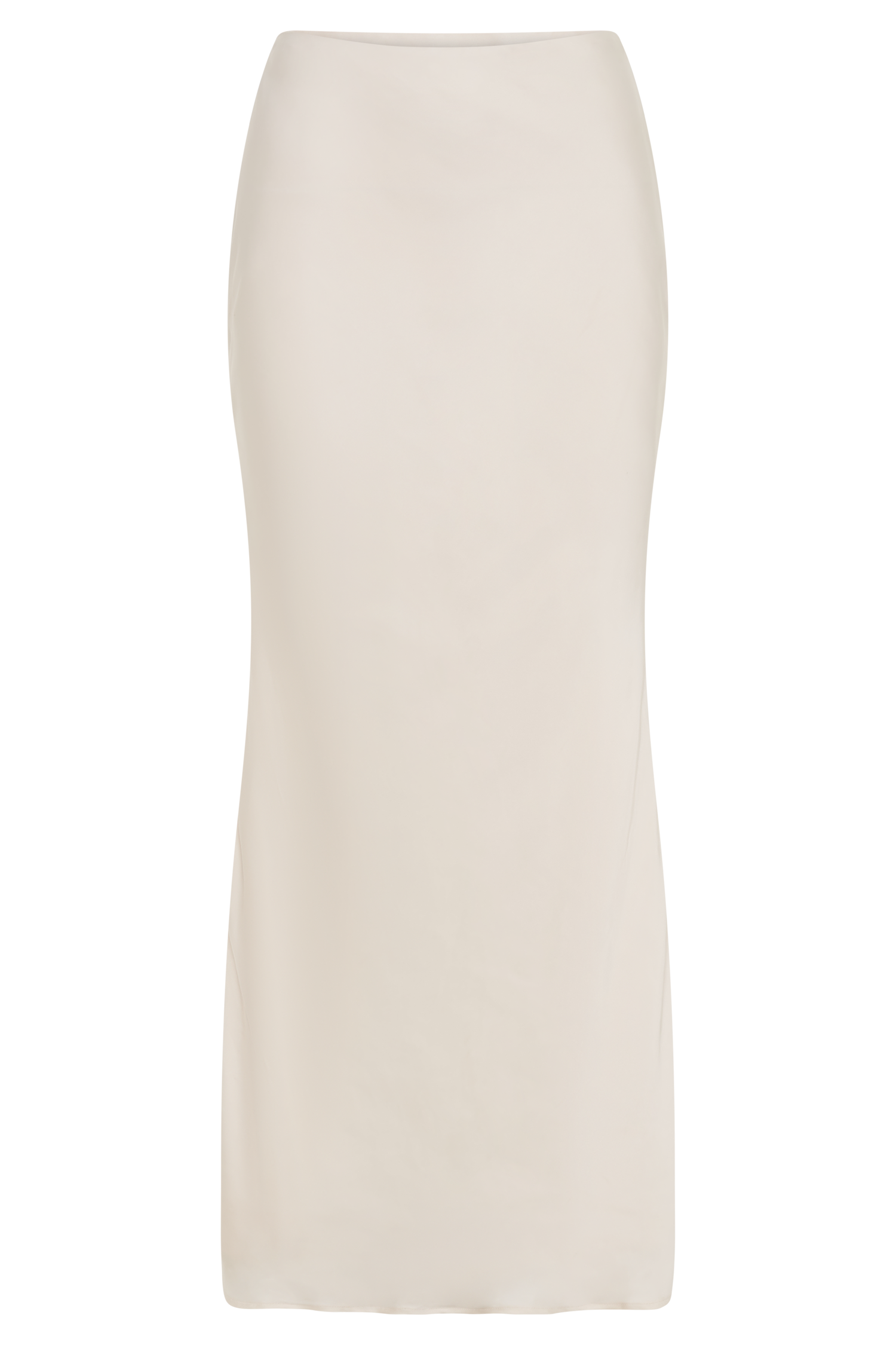 Viviana Satin Maxi Skirt - Ivory