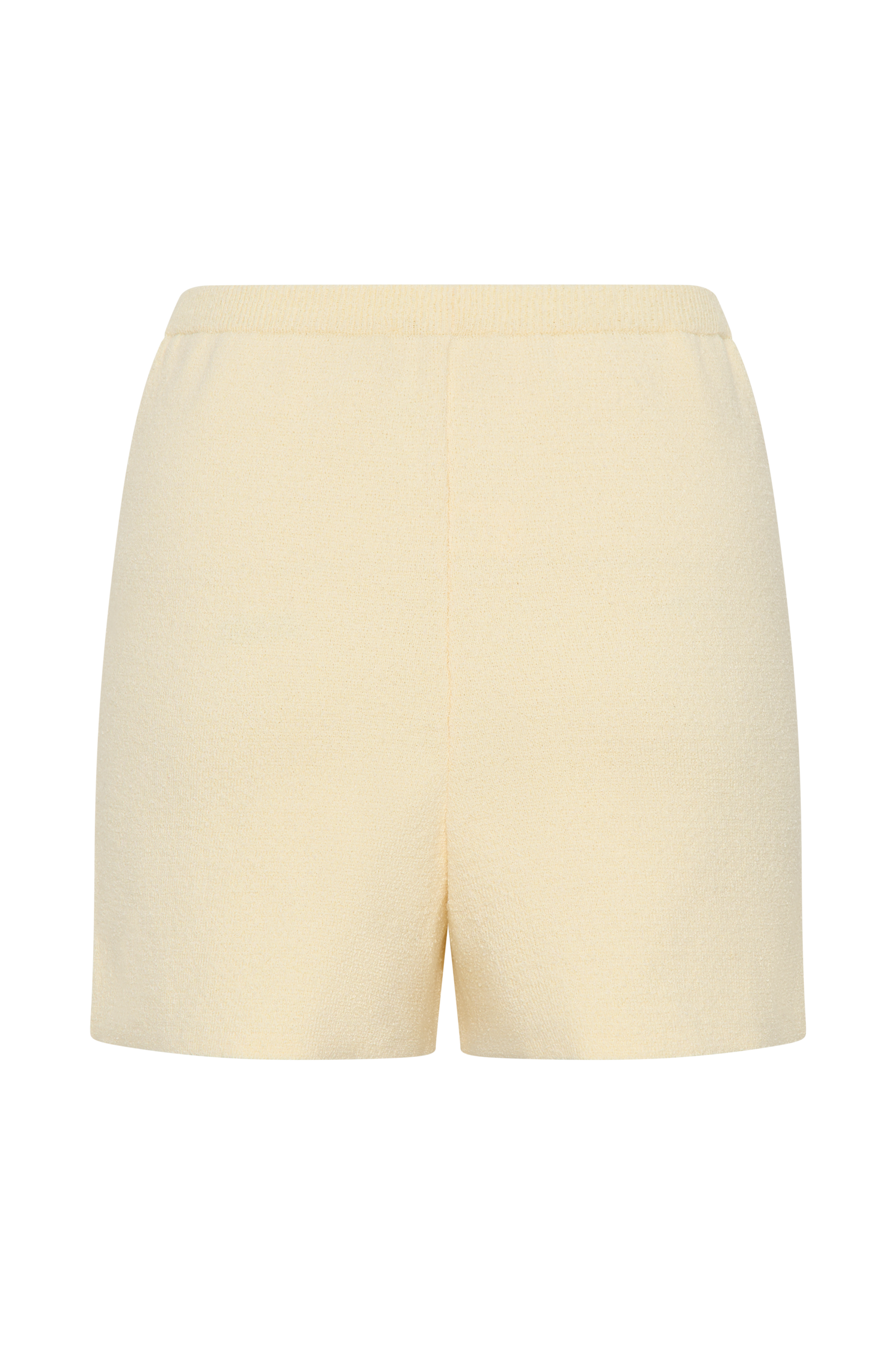 Malika Knit Shorts - Lemon