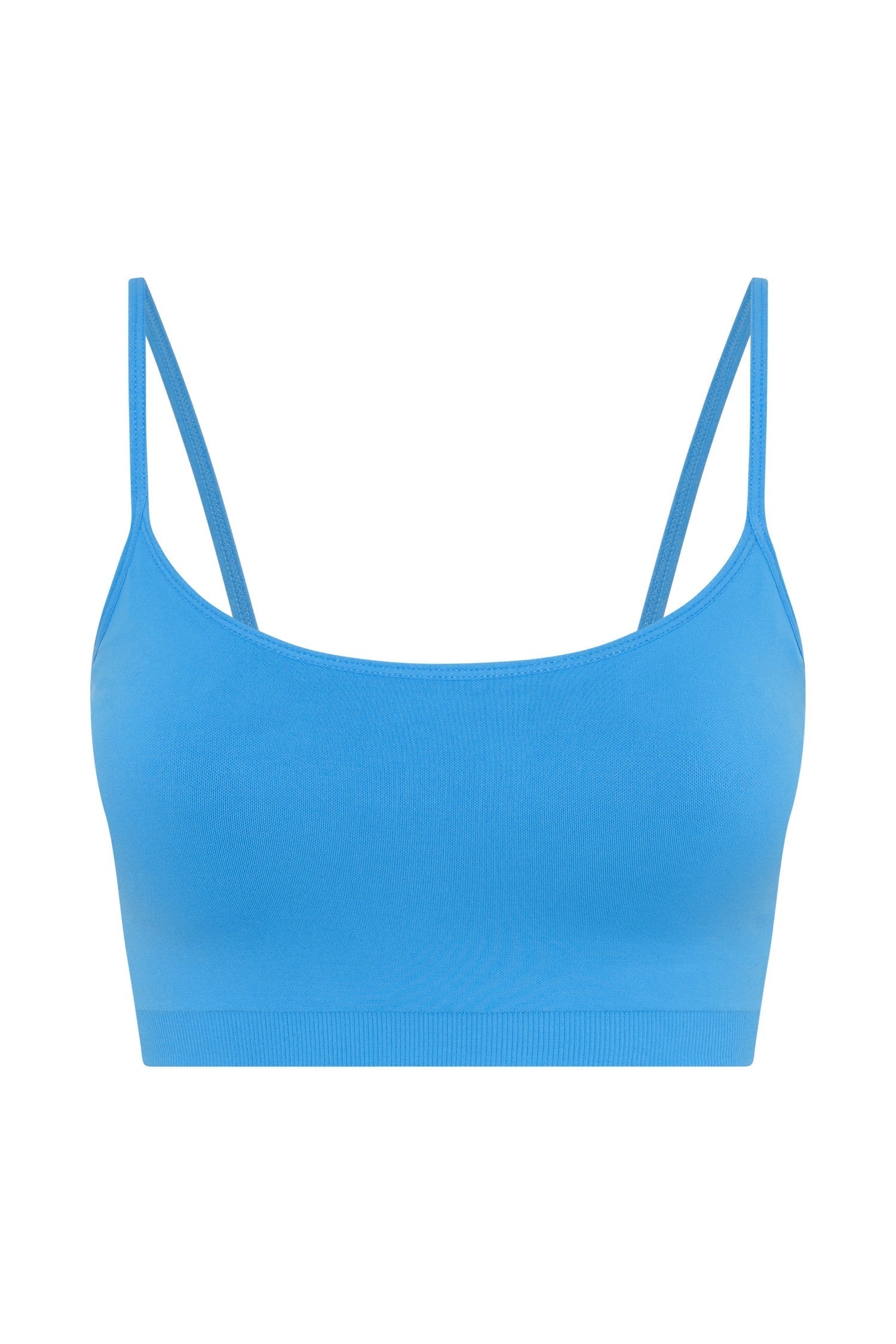 Lanie Scoop Neck Tank Top - Blue