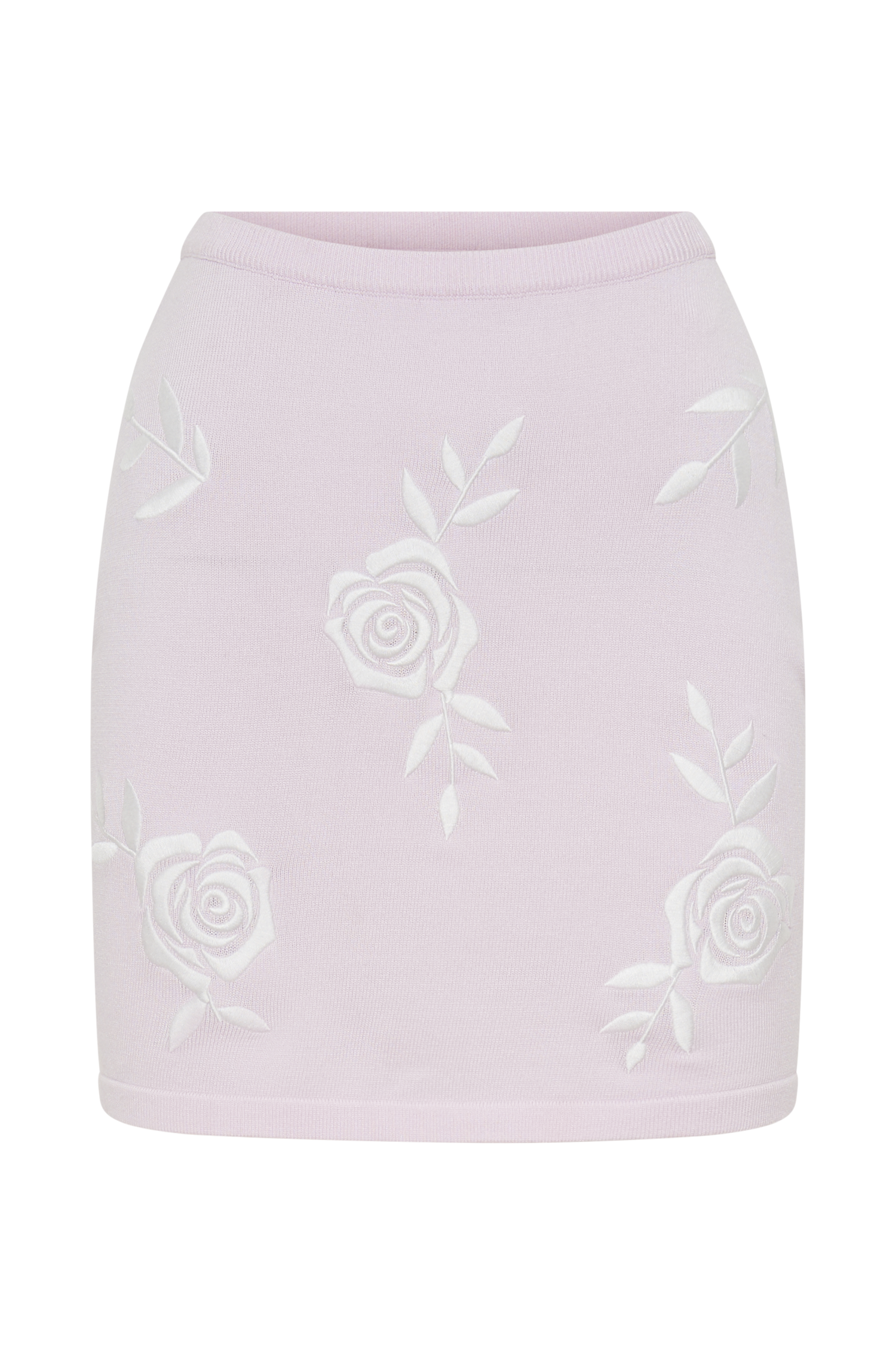 Tallulah Rose Knit Mini Skirt - Fairy Floss Pink