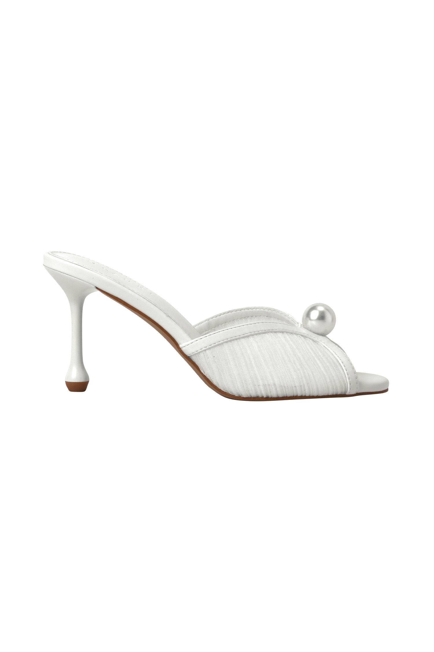 Reena Pearl Mesh Mule - Ivory